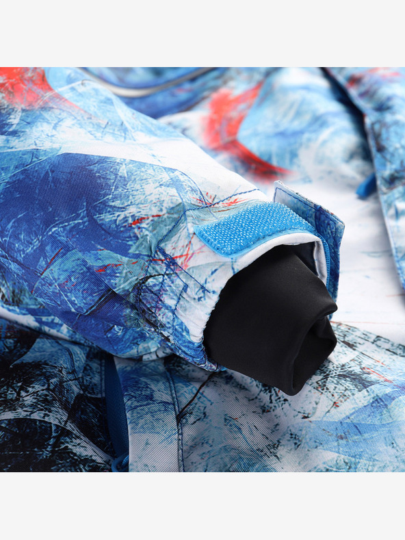 ALPINE PRO Παιδικό μπουφάν σκι με μεμβράνη ptx snow ALPINE PRO KIWERO μπλε παραλλαγή aster pb