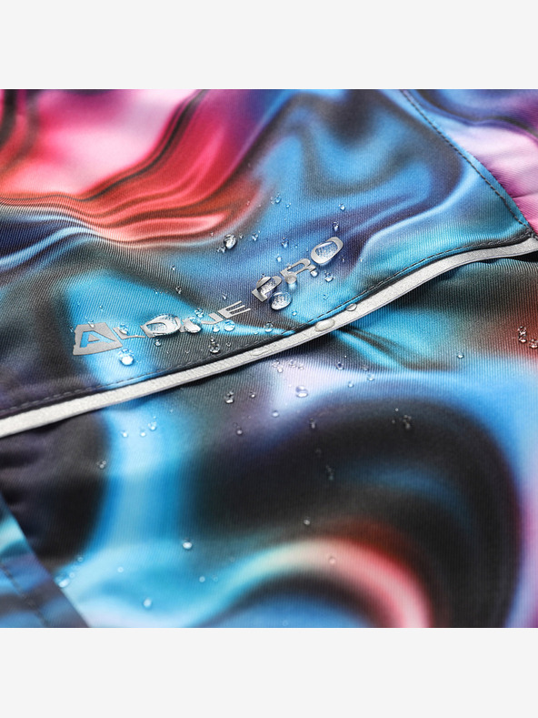 ALPINE PRO Παιδικό μπουφάν σκι με μεμβράνη χιονιού ptx ALPINE PRO KIWERO vivacious παραλλαγή pc