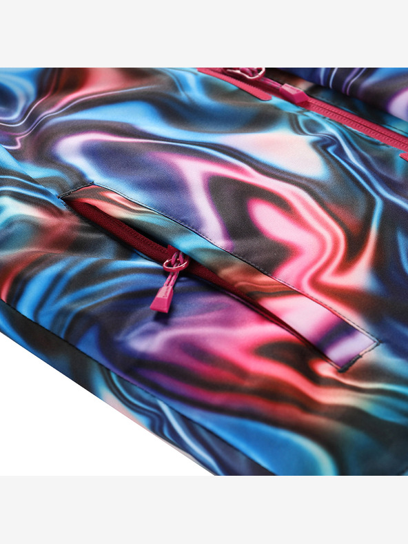 ALPINE PRO Παιδικό μπουφάν σκι με μεμβράνη χιονιού ptx ALPINE PRO KIWERO vivacious παραλλαγή pc