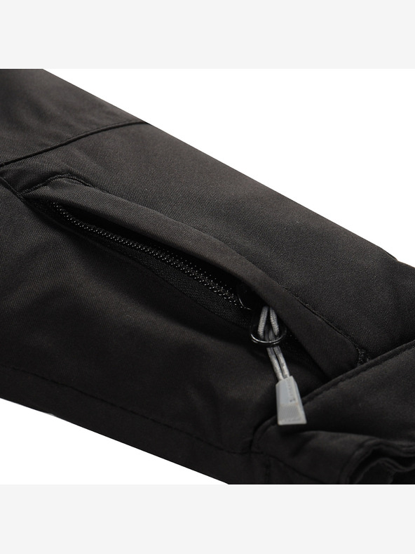 ALPINE PRO Παιδικό μπουφάν σκι με μεμβράνη χιονιού ptx ALPINE PRO COMEDO μαύρο