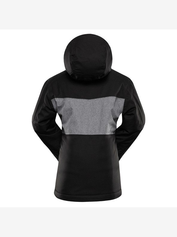 ALPINE PRO Παιδικό μπουφάν σκι με μεμβράνη χιονιού ptx ALPINE PRO COMEDO μαύρο