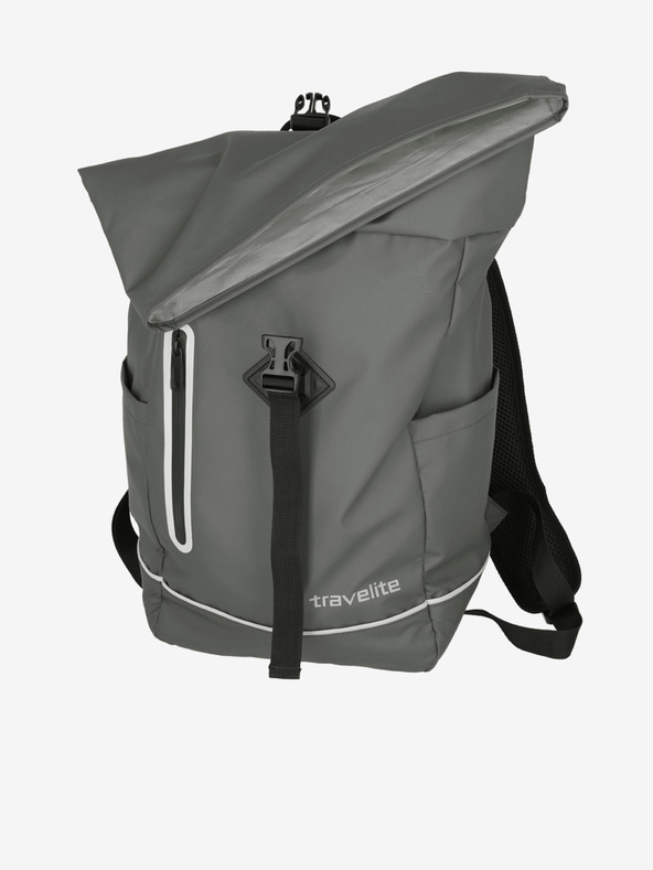 Travelite Γκρι Travelite Basics Roll-up Plane Backpack (σακίδιο αεροπλάνου)