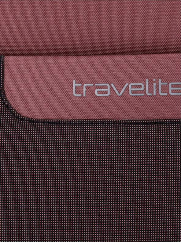 Travelite Ροζ και καφέ Travelite Viia 4w M