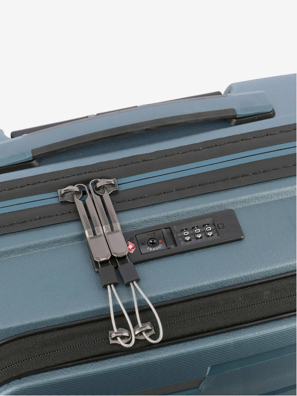 Travelite Μπλε Travelite Air Base 4w S Μπροστινή τσέπη Μπλε του πάγου