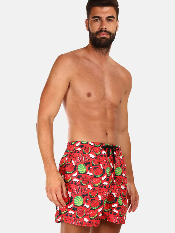 Styx Κόκκινο ανδρικό μαγιό Styx Melons Patterned