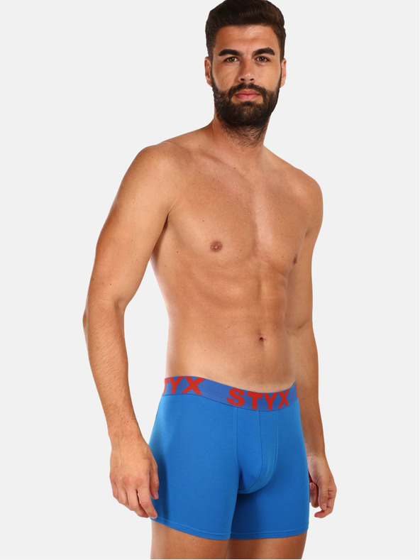 Styx Μπλε ανδρικό μποξεράκι Styx