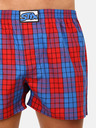 Styx Κόκκινο και μπλε ανδρικό καρό σορτσάκι Styx