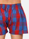 Styx Κόκκινο και μπλε ανδρικό καρό σορτσάκι Styx