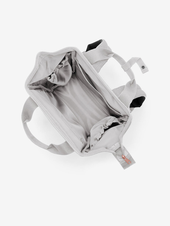 Reisenthel Σακίδιο πλάτης και τσάντα Reisenthel Allrounder R Twist Sky rose ανοιχτό γκρι brindle 2in1 Reisenthel Allrounder R Twist Sky rose σακίδιο πλάτης και τσάντα