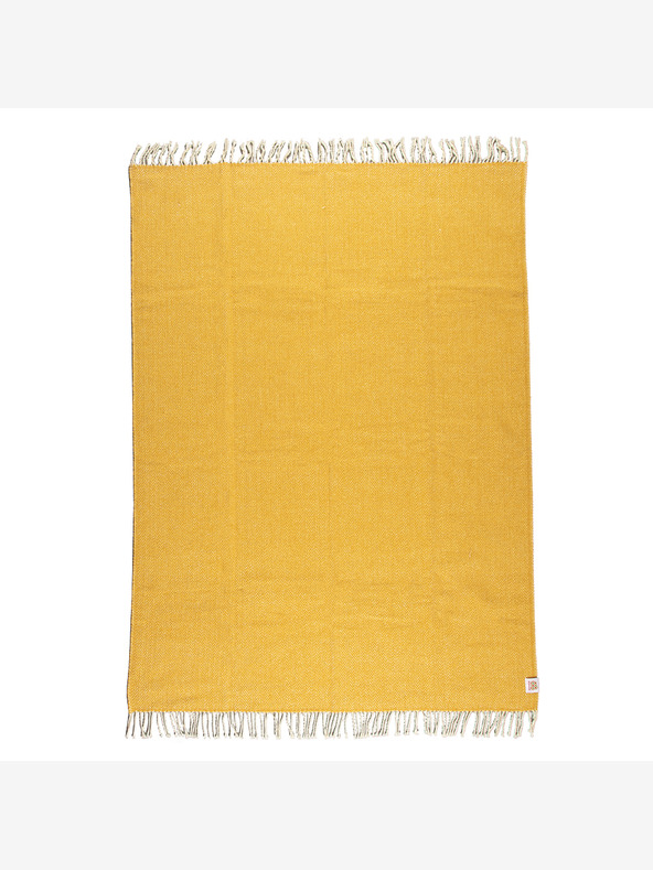 Balkanova Μαλλί κουβέρτα Elma I - κίτρινο μουσταρδί