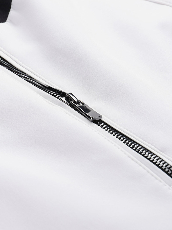 ALPINE PRO Γυναικείο παντελόνι σκι softshell με μεμβράνη ALPINE PRO GERANA λευκό