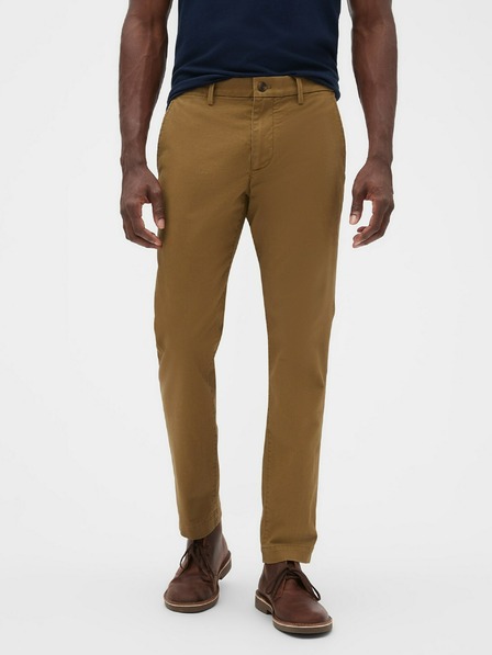 GAP Παντελόνι essential khaki στενή εφαρμογή GapFlex GAP