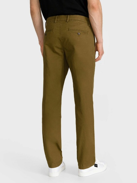 GAP Παντελόνι essential khaki ίσιο με τέλεια εφαρμογή GapFlex GAP