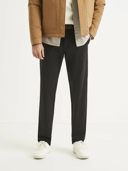 Celio Μαύρο ανδρικό παντελόνι Celio