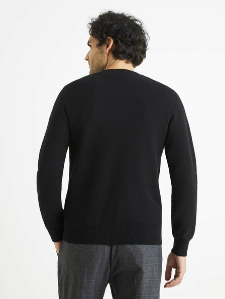 Celio Μαύρο ανδρικό πουλόβερ Celio Bepic