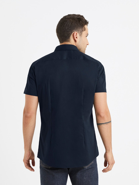 Celio Σκούρο μπλε ανδρικό πουκάμισο Celio Daslim