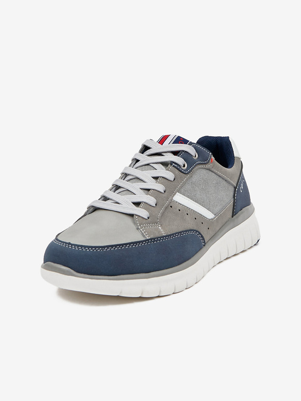 Celio Γκρι ανδρικά sneakers σε σουέτ φινίρισμα Celio