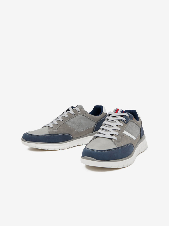 Celio Γκρι ανδρικά sneakers σε σουέτ φινίρισμα Celio
