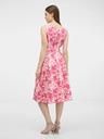 Orsay Ροζ γυναικείο φόρεμα με λουλούδια ORSAY