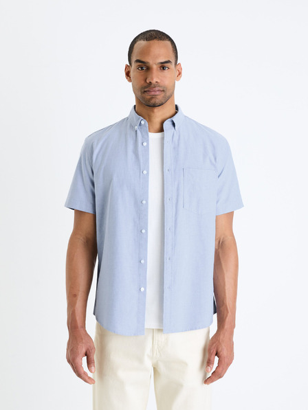 Celio Μπλε ανδρικό πουκάμισο Celio Daxfordmc