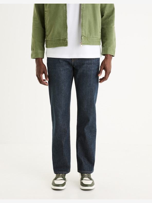 Celio Σκούρο μπλε ανδρικό τζιν Celio C5 σε ίσια γραμμή