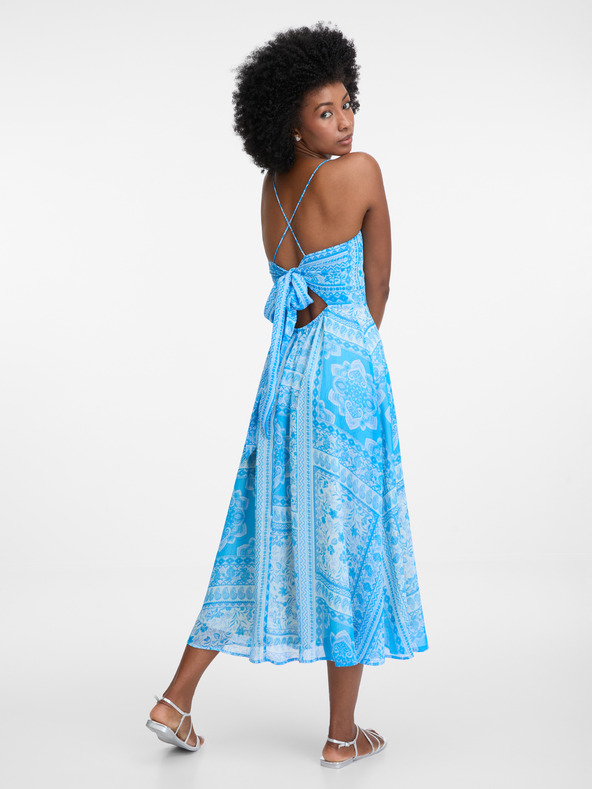 Orsay Μπλε γυναικείο μίντι φόρεμα ORSAY