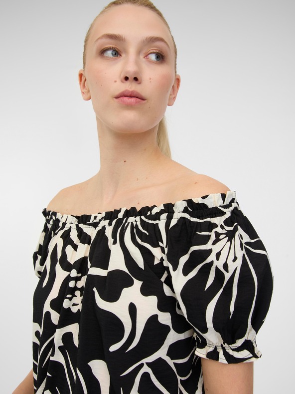 Orsay Μαύρη γυναικεία μπλούζα ORSAY