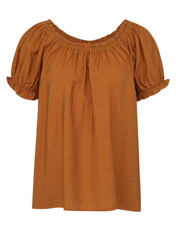 Orsay Καφέ γυναικεία μπλούζα ORSAY