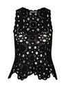 Orsay Μαύρη γυναικεία μπλούζα με βελονάκι ORSAY