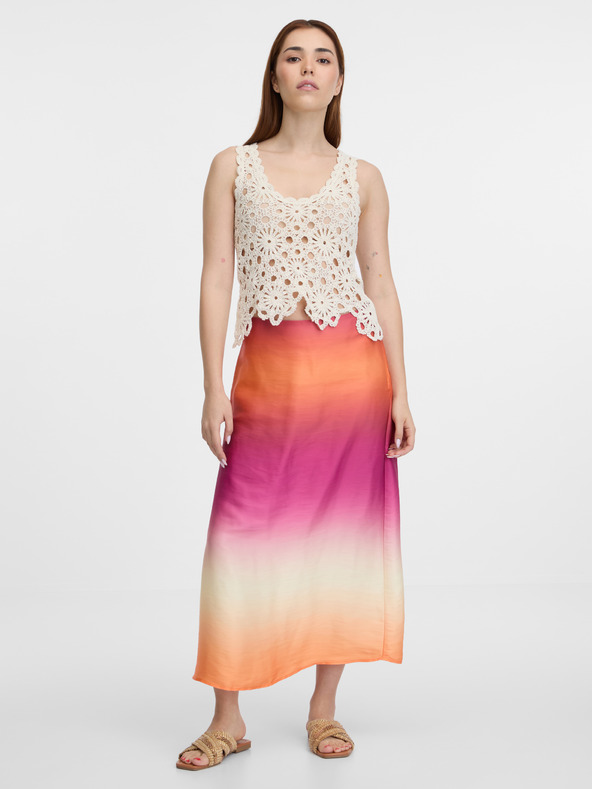 Orsay Κρεμ γυναικεία μπλούζα με βελονάκι ORSAY