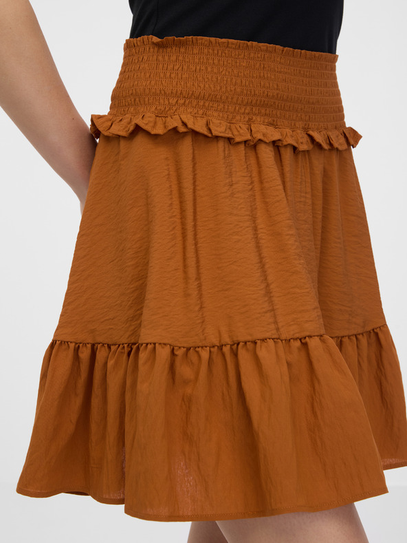 Orsay Καφέ γυναικεία φούστα ORSAY