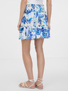 Orsay Μπλε γυναικεία φούστα με λουλούδια ORSAY