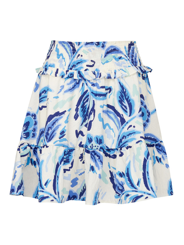 Orsay Μπλε γυναικεία φούστα με λουλούδια ORSAY