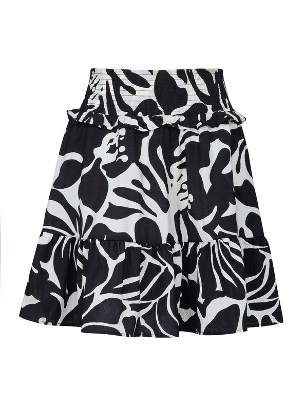 Orsay Μαύρη γυναικεία φλοράλ φούστα ORSAY