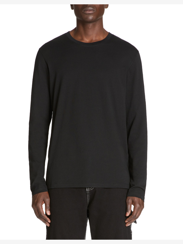 Celio Μαύρο ανδρικό μακρυμάνικο πουκάμισο Celio Geuniml