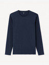 Celio Σκούρο μπλε ανδρικό μακρυμάνικο t-shirt Celio Julesflash