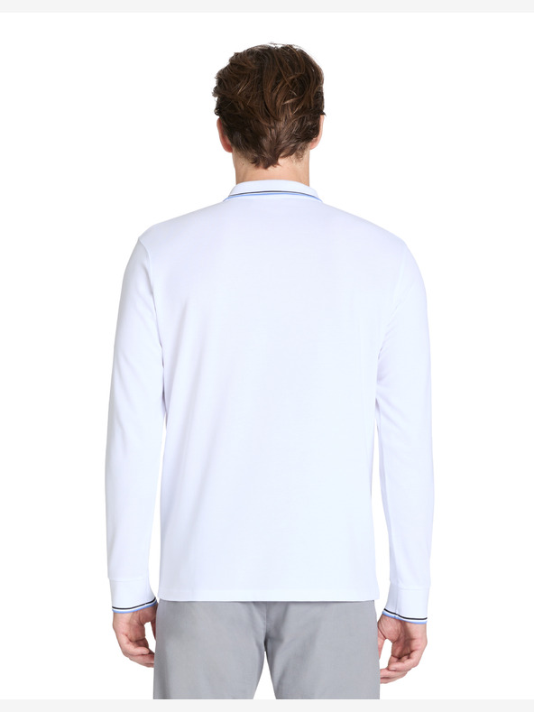 Celio Λευκό ανδρικό πουκάμισο πόλο Celio Bagaz