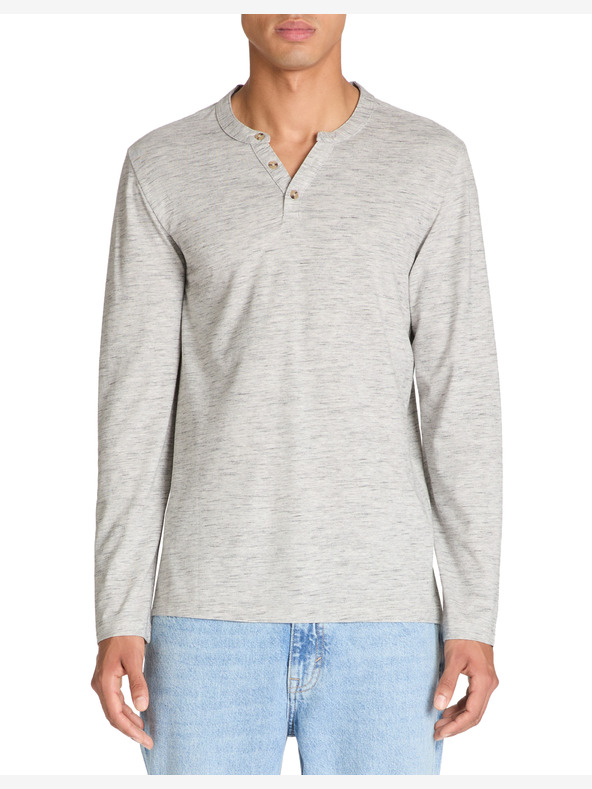 Celio Ανδρικό γκρι μακρυμάνικο πουκάμισο Celio Bibow2