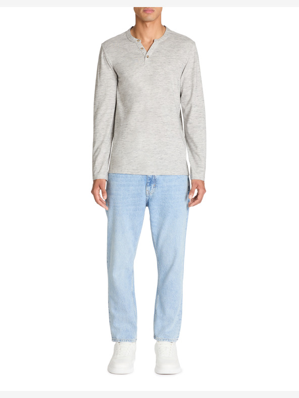 Celio Ανδρικό γκρι μακρυμάνικο πουκάμισο Celio Bibow2