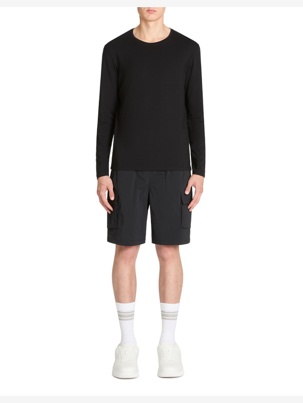 Celio Ανδρικό μαύρο μακρυμάνικο πουκάμισο Celio Gehair