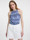 Orsay Μπλε γυναικεία μπλούζα με σχέδια ORSAY