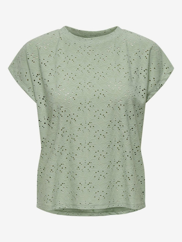 ONLY Ανοιχτό πράσινο γυναικείο μπλουζάκι ΜΟΝΟ