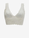 ONLY Κρεμ γυναικείο σουτιέν με δαντέλα ONLY