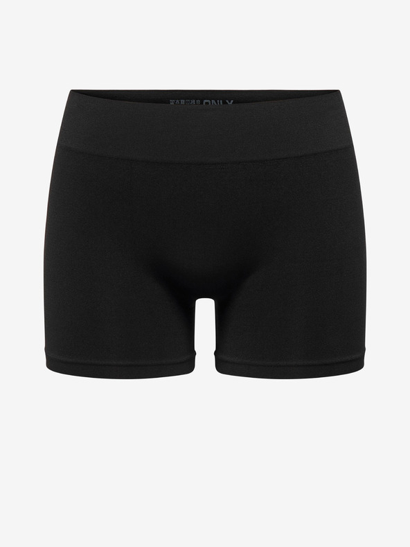 ONLY Μαύρο γυναικείο σορτς με κορδόνι ONLY Vicky