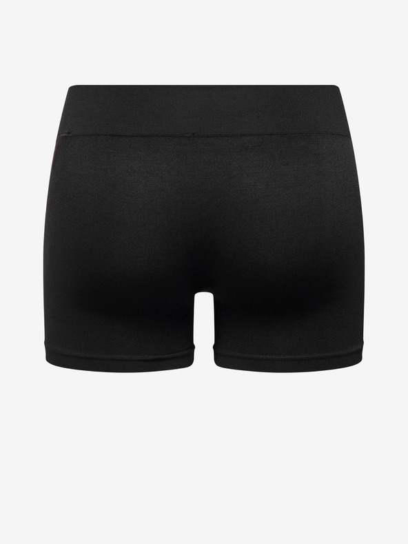 ONLY Μαύρο γυναικείο σορτς με κορδόνι ONLY Vicky