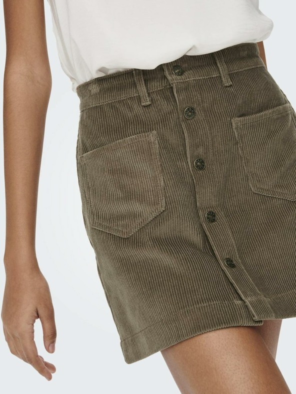 ONLY Brown Women's Corduroy Skirt ONLY Amazing