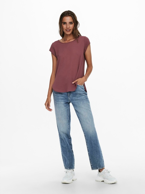 ONLY Παλιά ροζ γυναικεία μπλούζα ΜΟΝΟ Vic