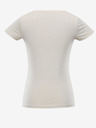 ALPINE PRO Γυναικείο βαμβακερό μπλουζάκι ALPINE PRO CASTA μπεζ