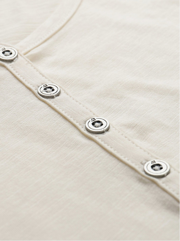 ALPINE PRO Γυναικείο βαμβακερό μπλουζάκι ALPINE PRO CASTA μπεζ