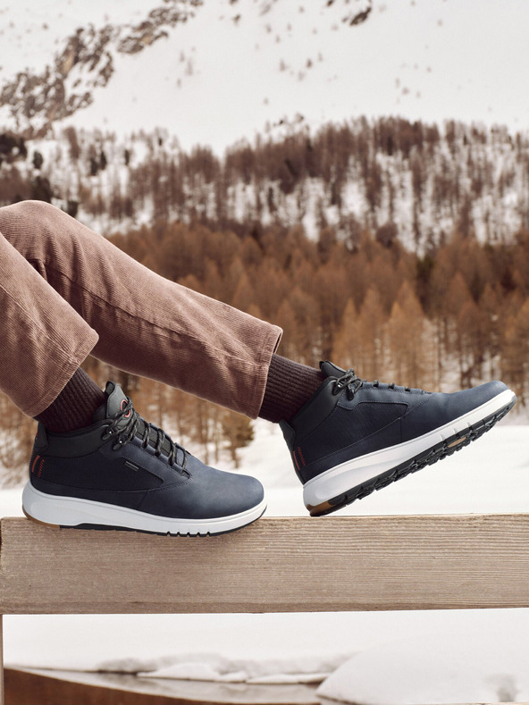 Geox Σκούρο μπλε ανδρικά μποτάκια αστραγάλου Geox Aerantis 4X4 B Abx